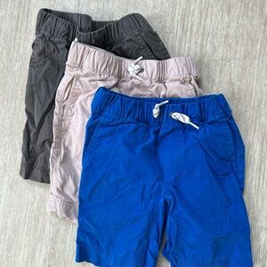 Kids' Blue, tan, and Gray Shorts Set Hanna Anderson